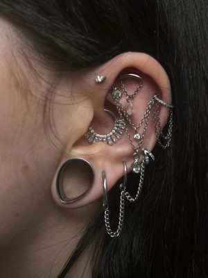 Piercing en la oreja